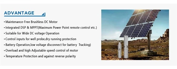 4SP30-36-300-2200-A/D 2.2kw For Irrigation Brushless Screw Solar Deep Well Pump high quality
