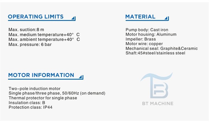 Izdb-35 0.37kw 0.5HP General Electric Brass Impeller Self-Priming Peripheral Water Pump high quality