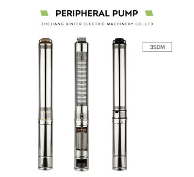 High Rated Head 108m Deep Well Submersible Pump High Pressure 3SDM Motor Water Pump